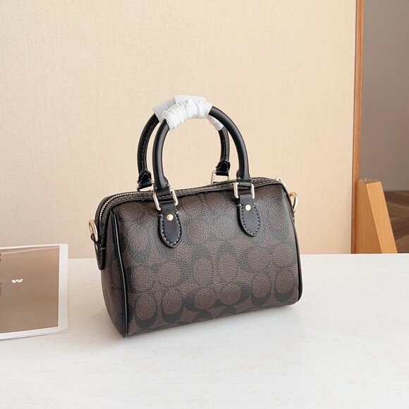 Coach women's Rowan PVC New Boston Bucket Mini Tote. - Picture 5 of 9